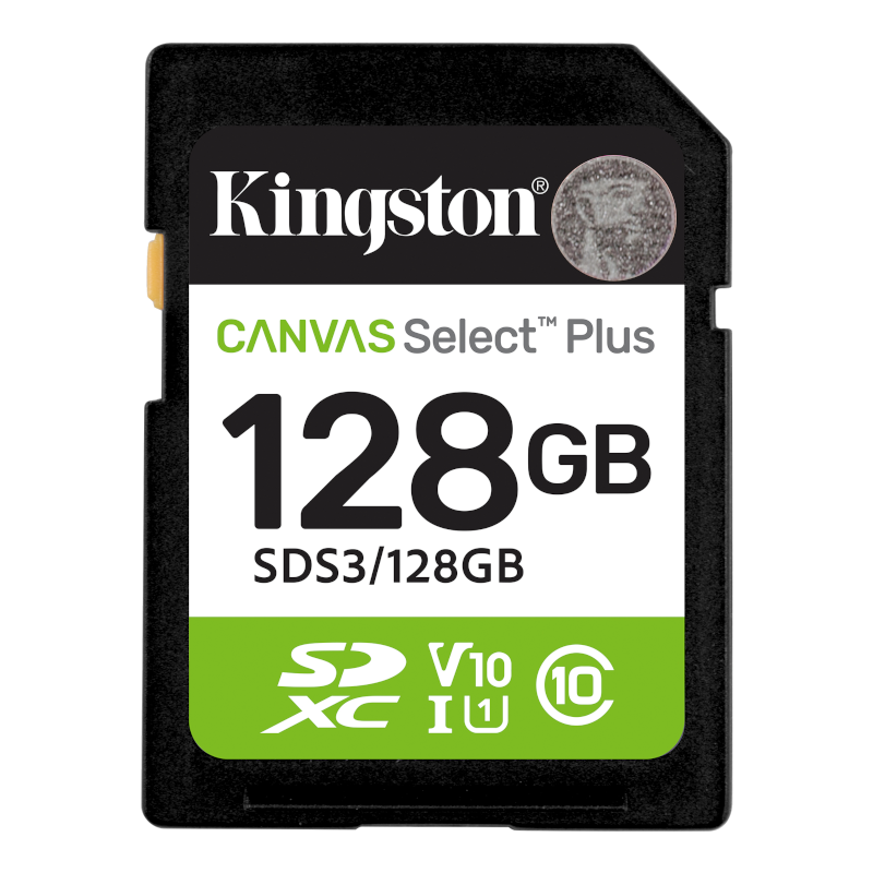 Карта пам'яті Kingston SDXC 128GB Canvas Select Plus (SDS3/128GB)